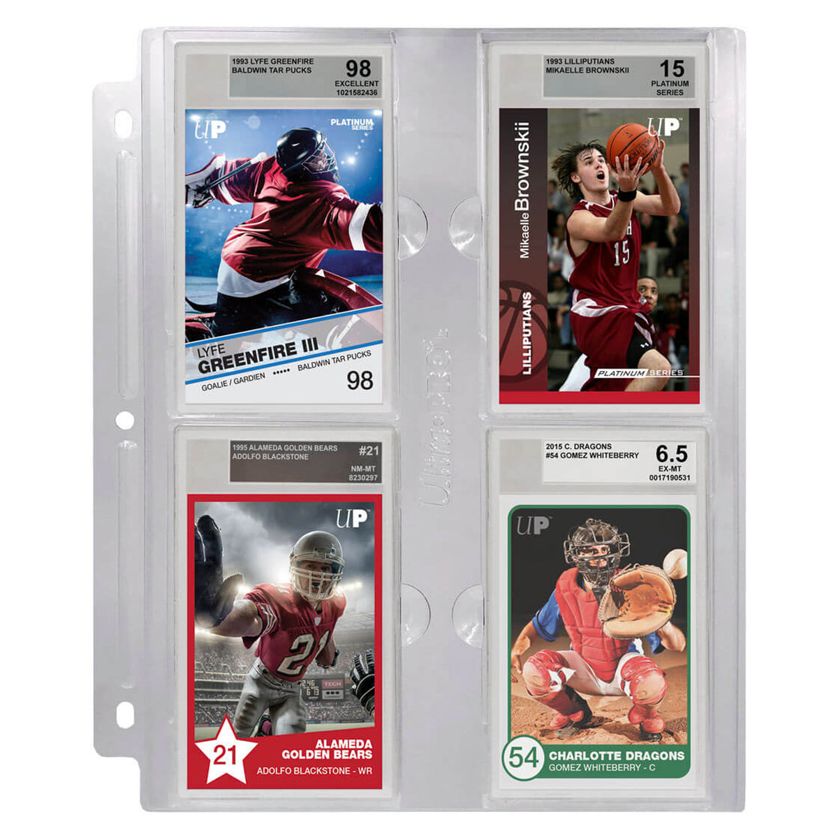 Ultra Pro Beckett Slab Display pages (1ct)