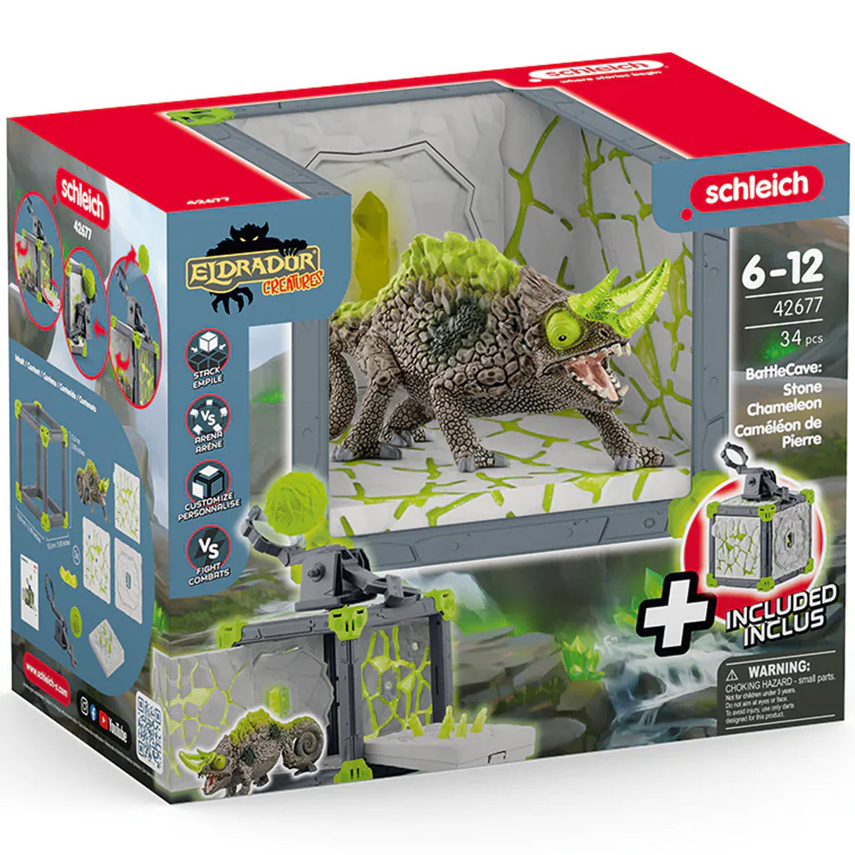 Schleich Cave of the Stone Chameleon