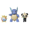 Pokemon Battle Figure Set - Togepi, Wartortle and Pancham