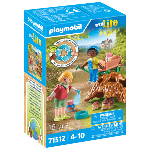 Playmobil Care of the Hedgehog Family