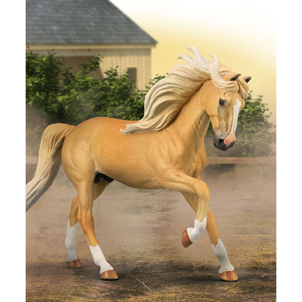 CollectA Tennessee Walking Horse Figur – Goldenes Palomino Pferd, Handbemalt