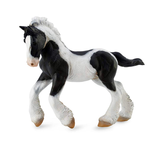 CollectA Gypsy Foal Black and White Piebald