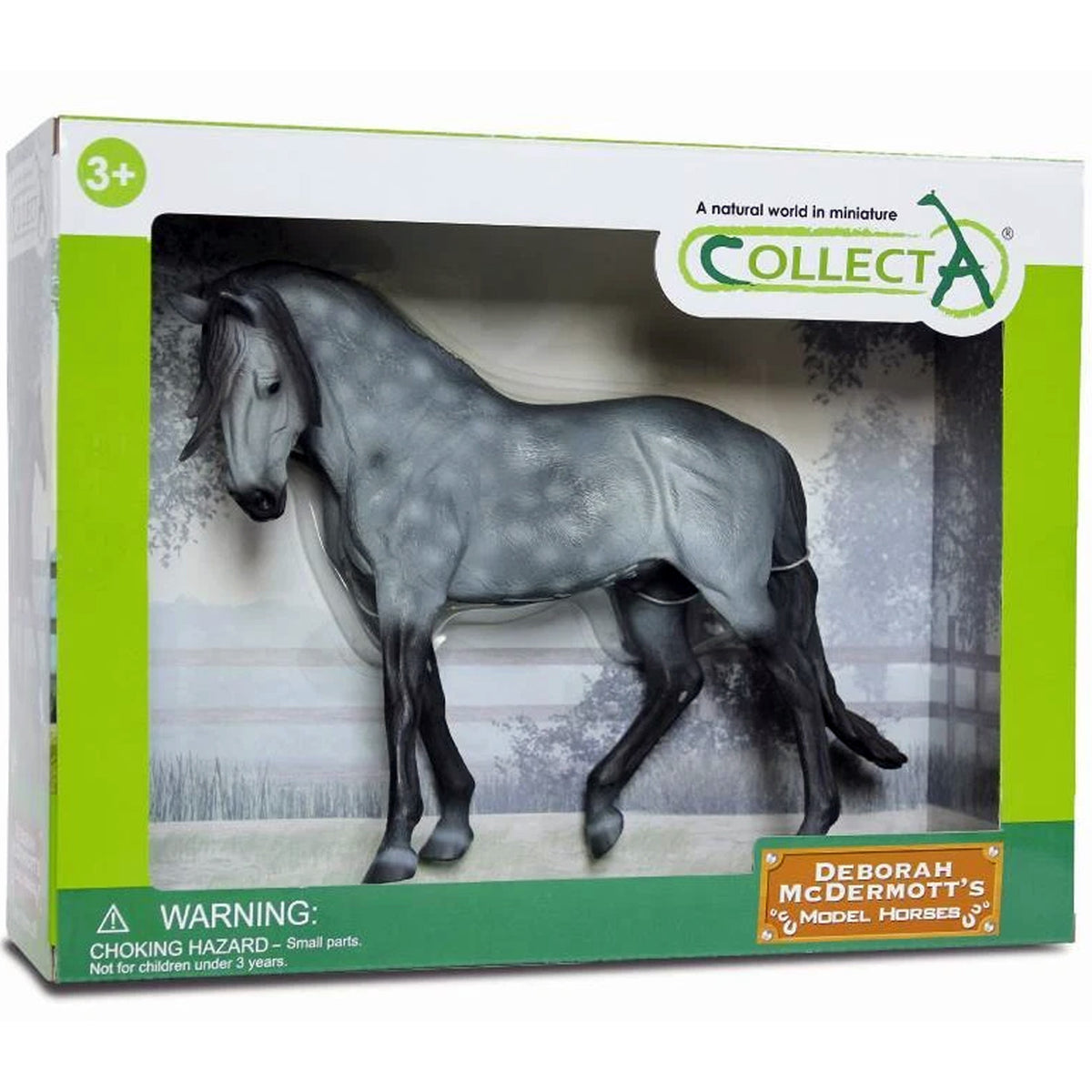 CollectA Andalusian Stallion - Dark Dapple Grey Deluxe