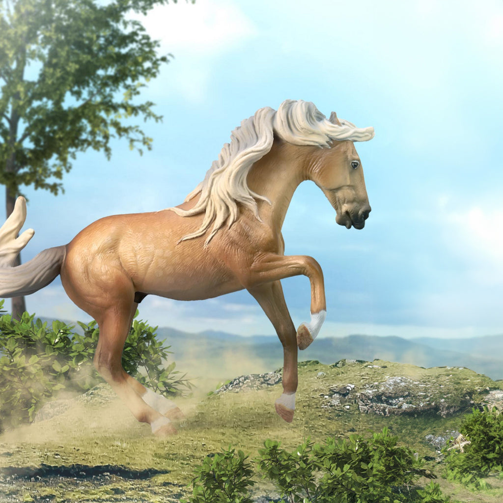 CollectA Lusitano Hengst Figur – Handbemalt, Realistisch, Aus Robustem Kunststoff, Für Kinder Ab 3 Jahren