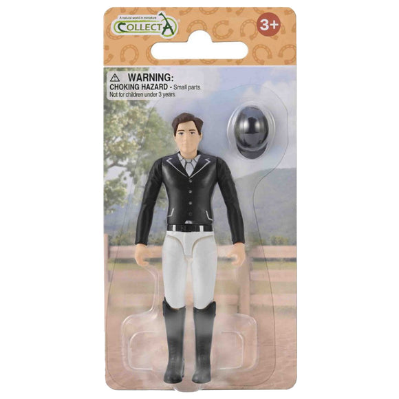 CollectA Male Tournament Rider with Equestrian Helmet