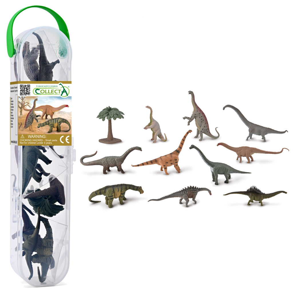 CollectA Mini Prehistoric Tube 10 Piece - Sauropods – Animal Kingdoms ...