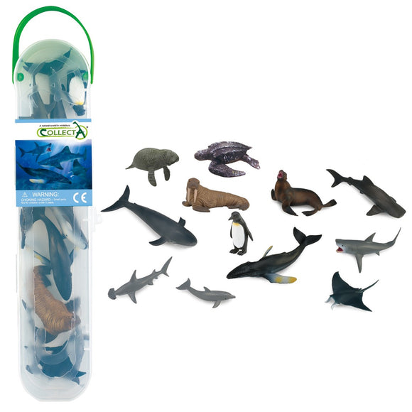 CollectA Mini Sea Life Tube 12 Piece (B)