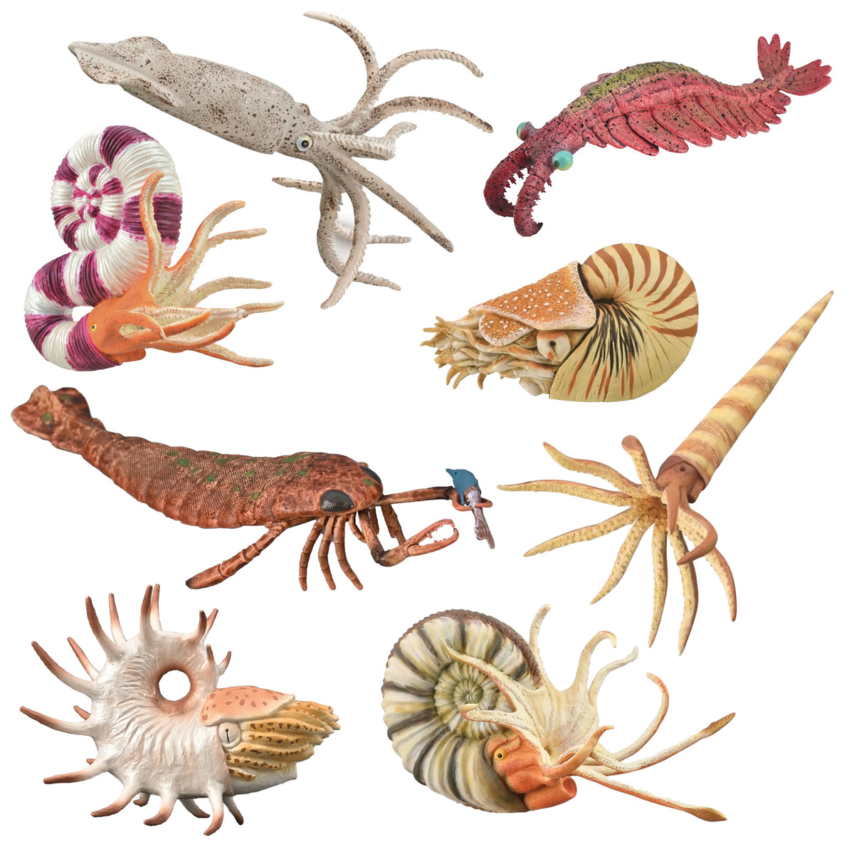CollectA Prehistoric Marine Creatures - 8 piece set