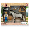 CollectA Cowgirl Rider & Accessories Set