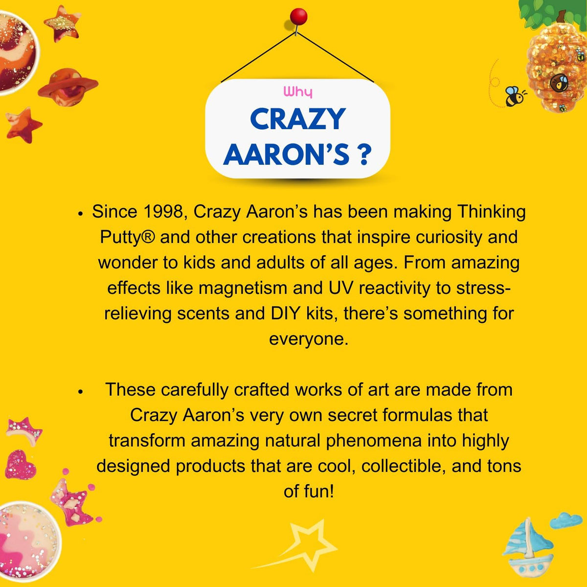 Crazy Aarons Kawaii Cute Thinking Putty
