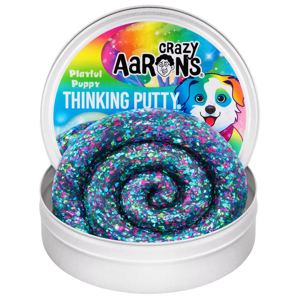 Crazy Aarons Playful Puppy Thinking Putty