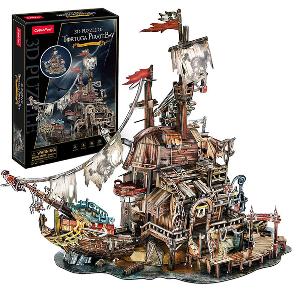 Cubicfun 3D Puzzle Tortuga Pirate Bay Shipwreck