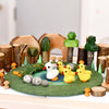 Tara Treasures: Duck Pond with 6 Ducks Play Mat Playscape