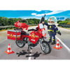 Playmobil Fire Engine at the Scene of Accident