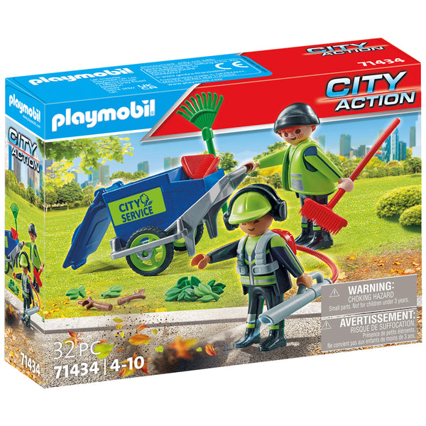 Playmobil Fire Set Street Cleaning