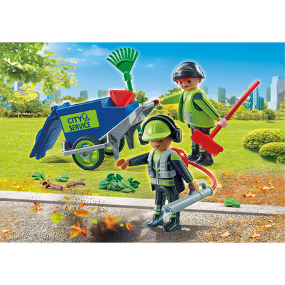 Playmobil Fire Set Street Cleaning