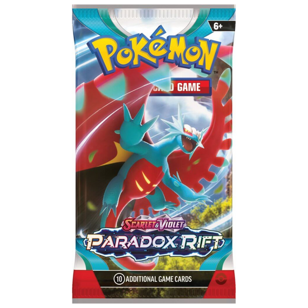 Pokemon TCG Paradox Rift Booster Pack - Garchomp ex Pack Art