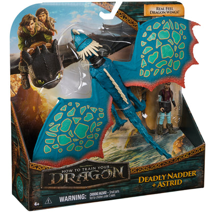 How To Train Your Dragon - Deadly Nadder & Astrid