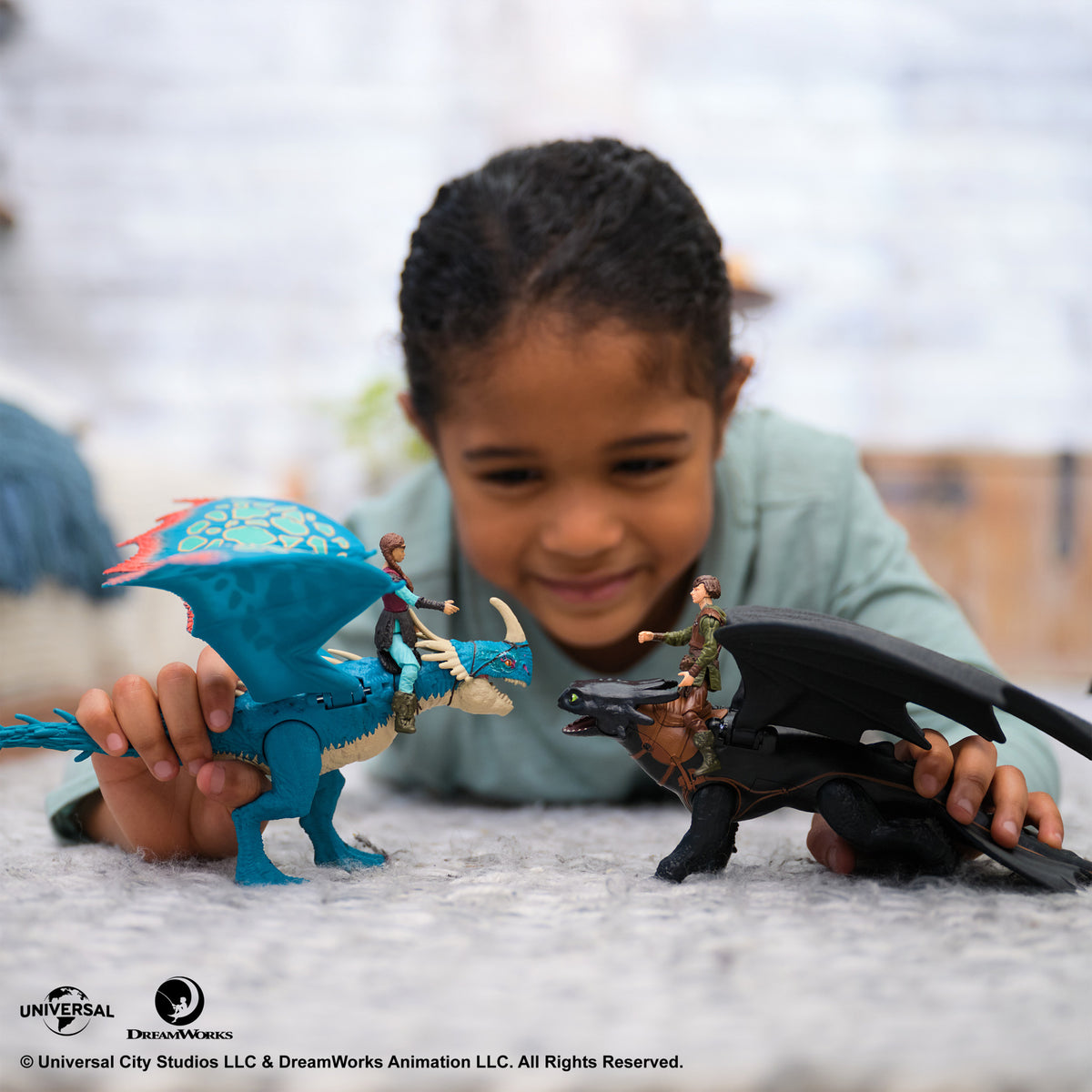 How To Train Your Dragon - Deadly Nadder & Astrid