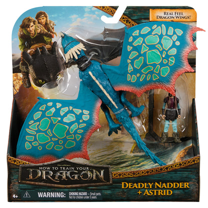 How To Train Your Dragon - Deadly Nadder & Astrid