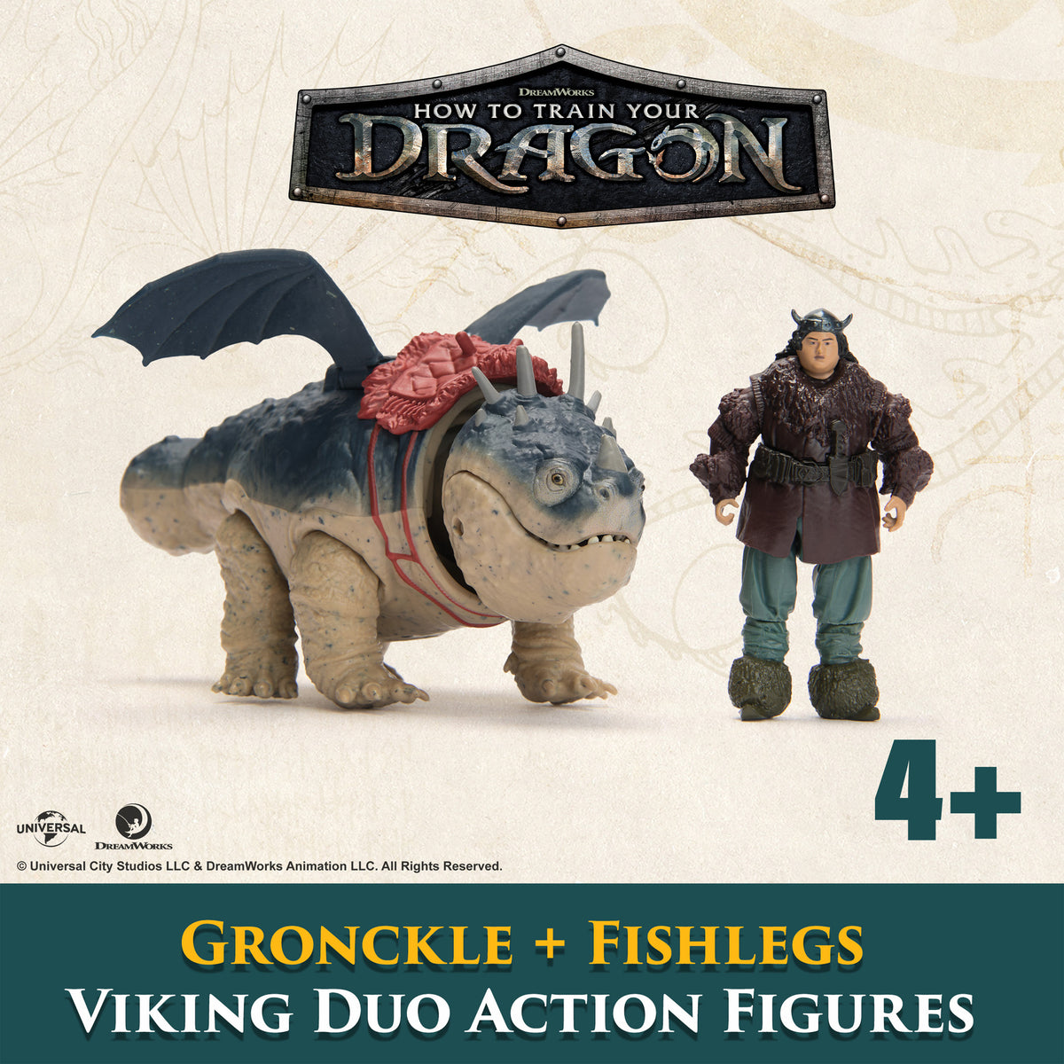 How To Train Your Dragon -  Gronckle & Fishlegs