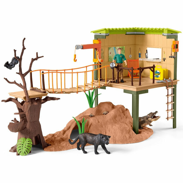 Schleich Wild Life Ranger Adventure Station-42507-Animal Kingdoms Toy Store