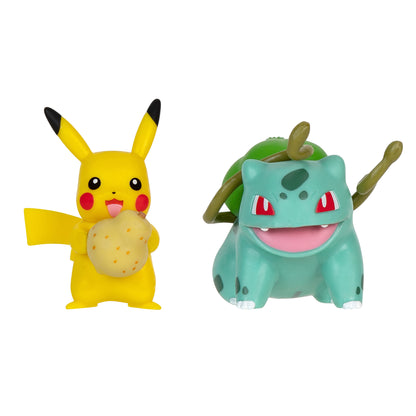 Pokemon Battle Figure - Spring Pikachu & Bulbasaur
