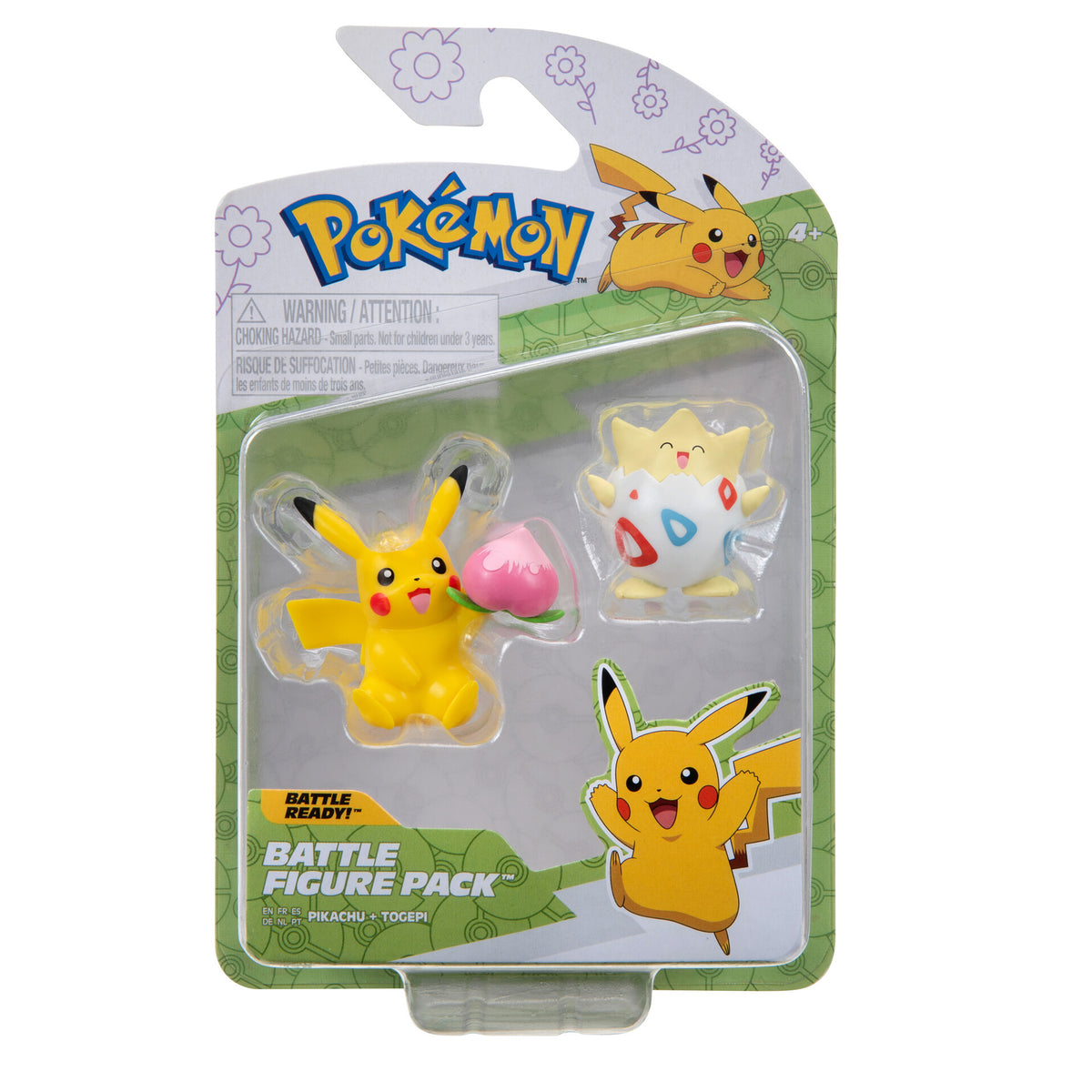 Pokemon Battle Figure - Spring Pikachu & Togepi