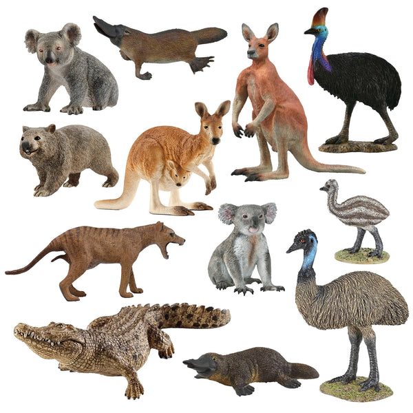 Mixed Australian Wildlife  – 12 piece set