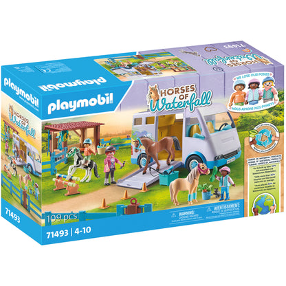 Playmobil Mobile Horse Riding School - Damaged Box