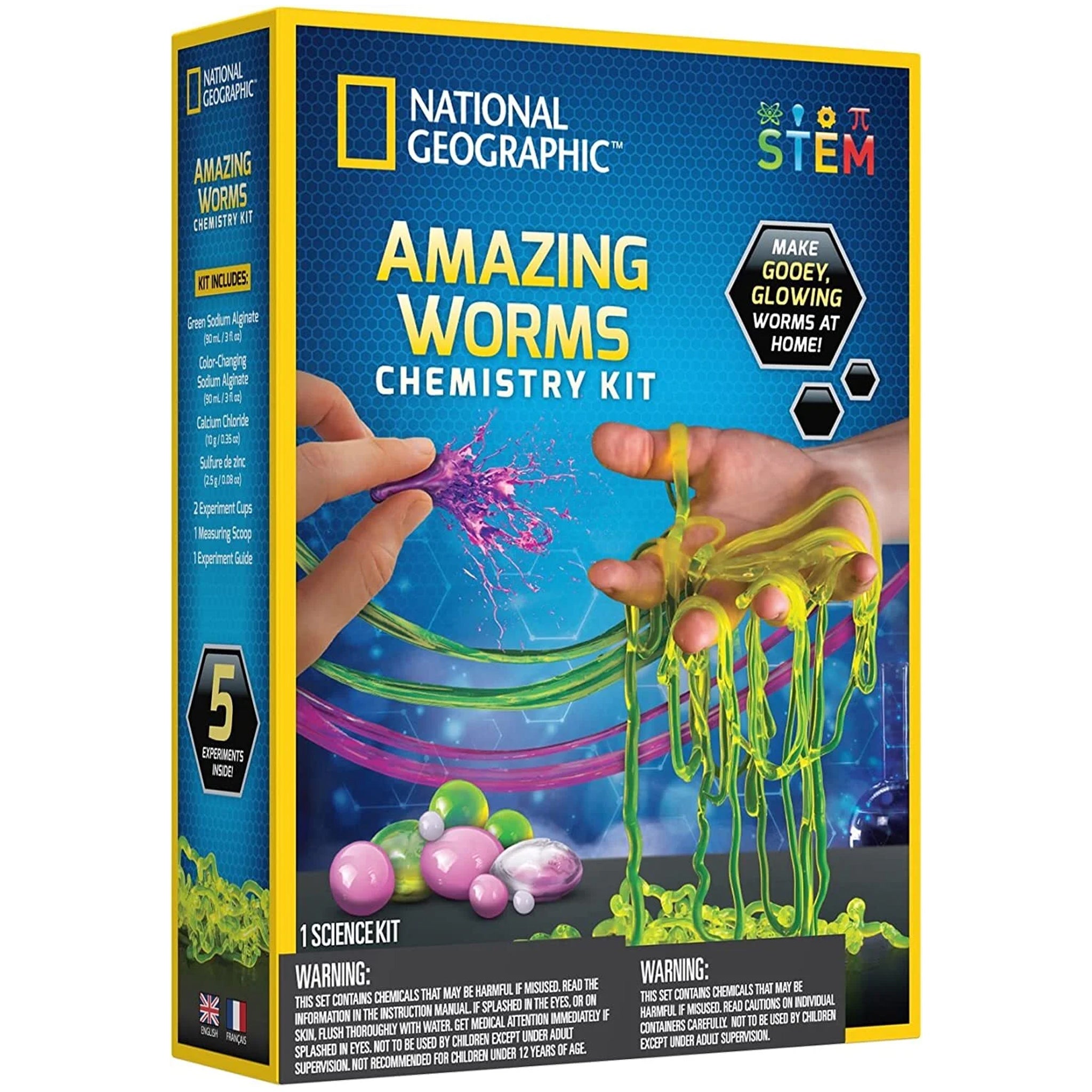 National Geographic Amazing Worms Chemistry Kit – Animal Kingdoms Toy Store