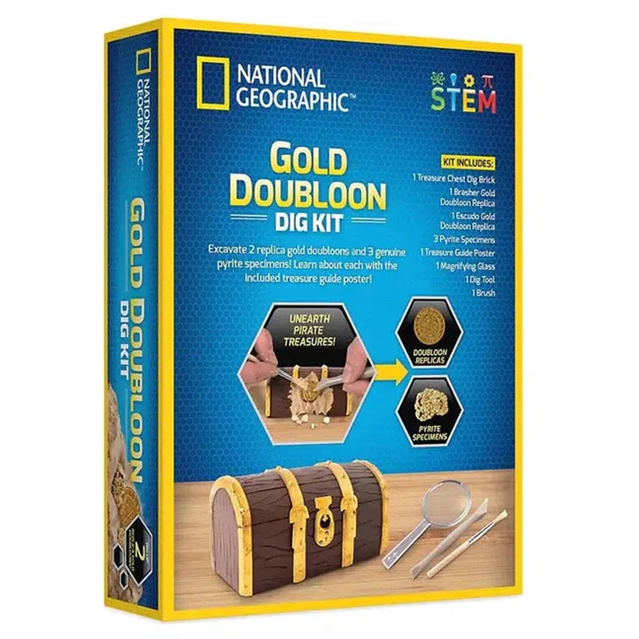 National Geographic Gold Dubloon Dig Kit – Animal Kingdoms Toy Store