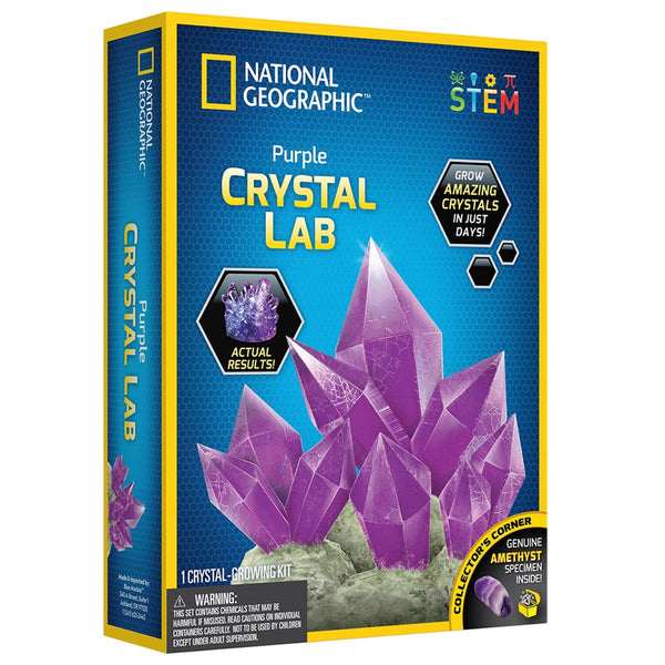 National Geographic Purple Crystal Growing Lab