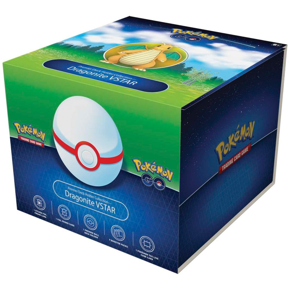 Pokemon TCG - Pokemon Go - Premier Deck Holder Collection (Dragonite VSTAR)