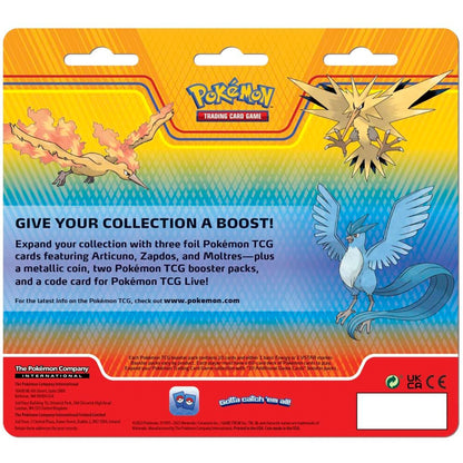 Pokemon TCG Articuno, Zapdos & Moltres Cards with 2 Boosters