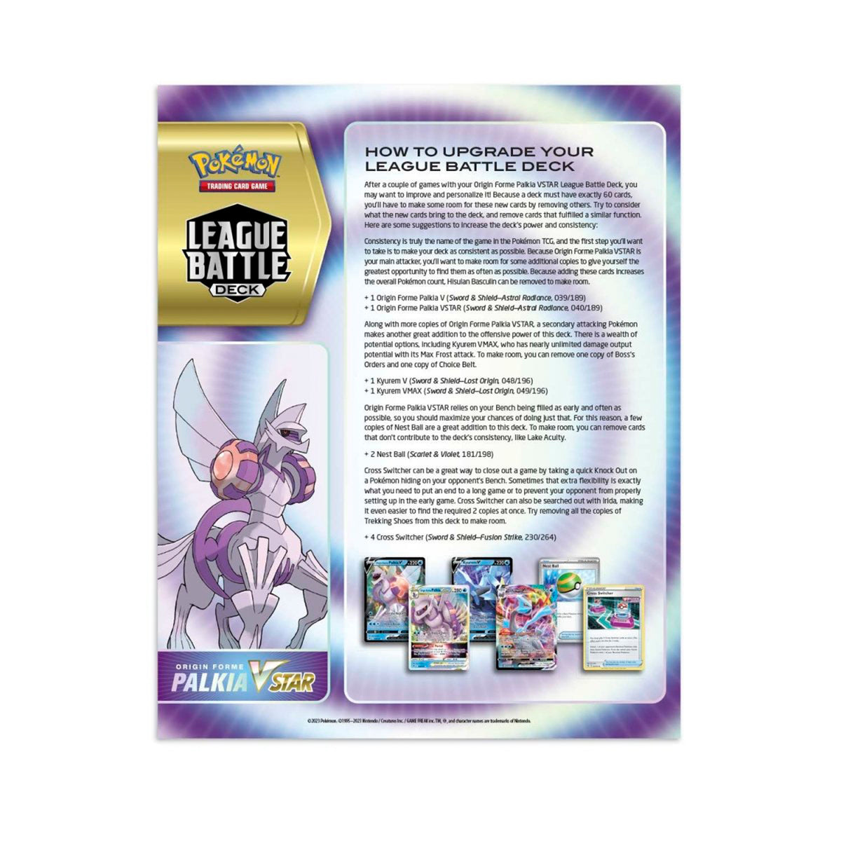 Pokemon TCG - League Battle Deck Origin Forme Palkia VSTAR