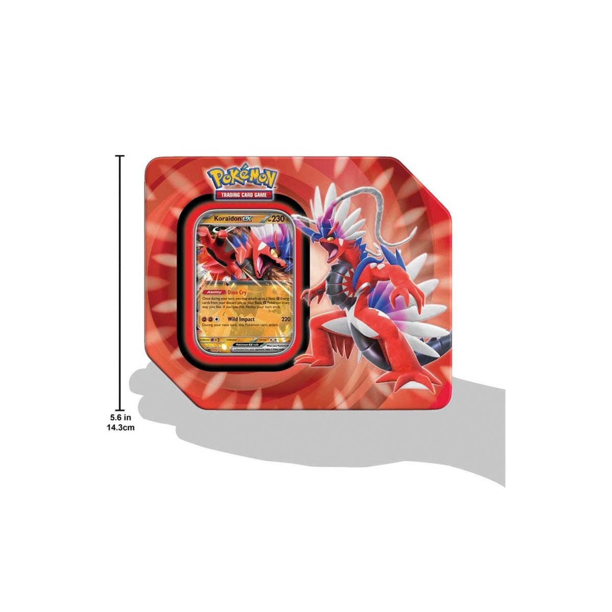 Pokemon TCG Paldea Legends Tin - Koraidon ex