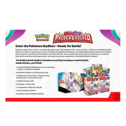 Pokemon TCG Scarlet & Violet - Paldea Evolved Build & Battle Stadium