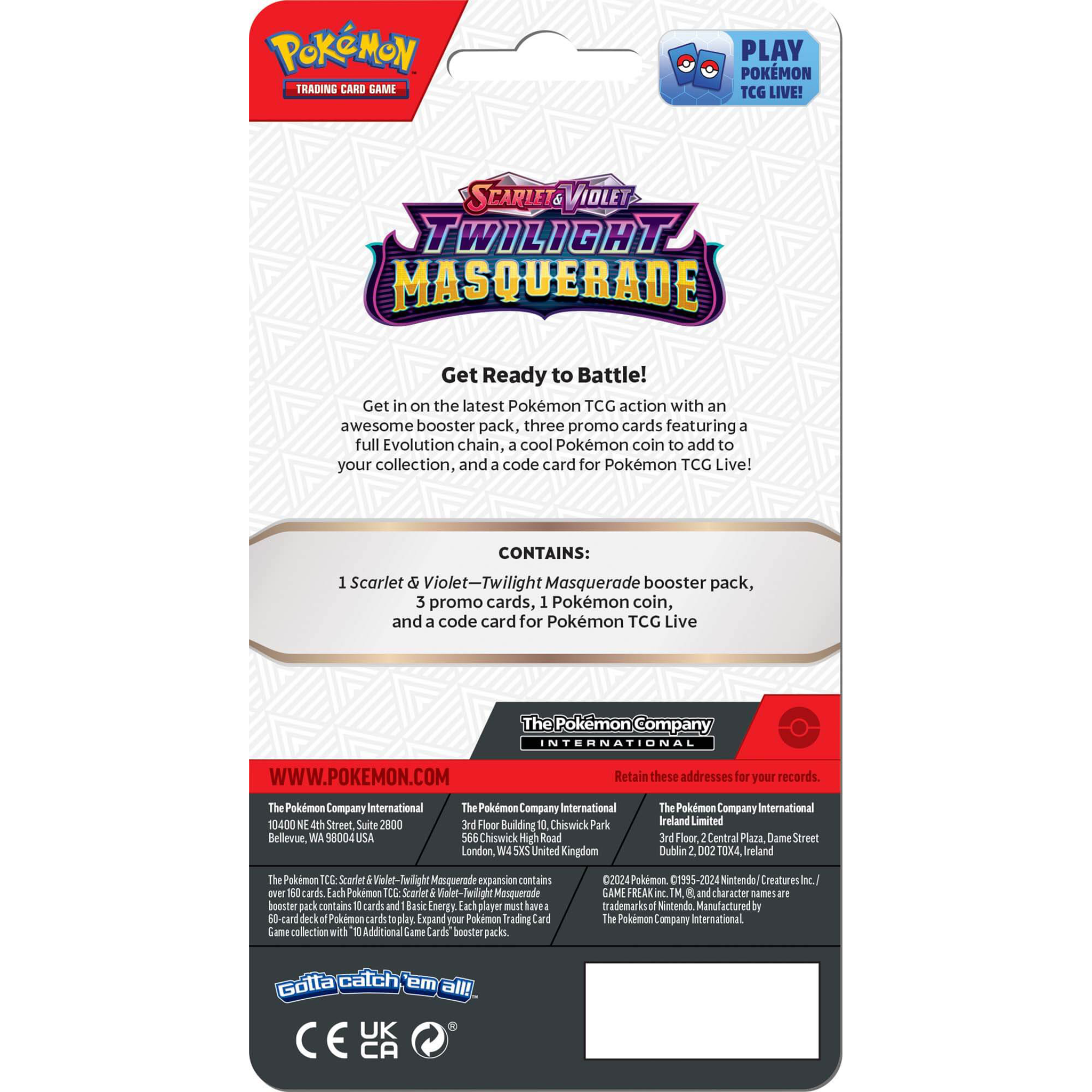 Pokemon TCG - Twilight Masquerade - Checklane Blister - Porygon ...