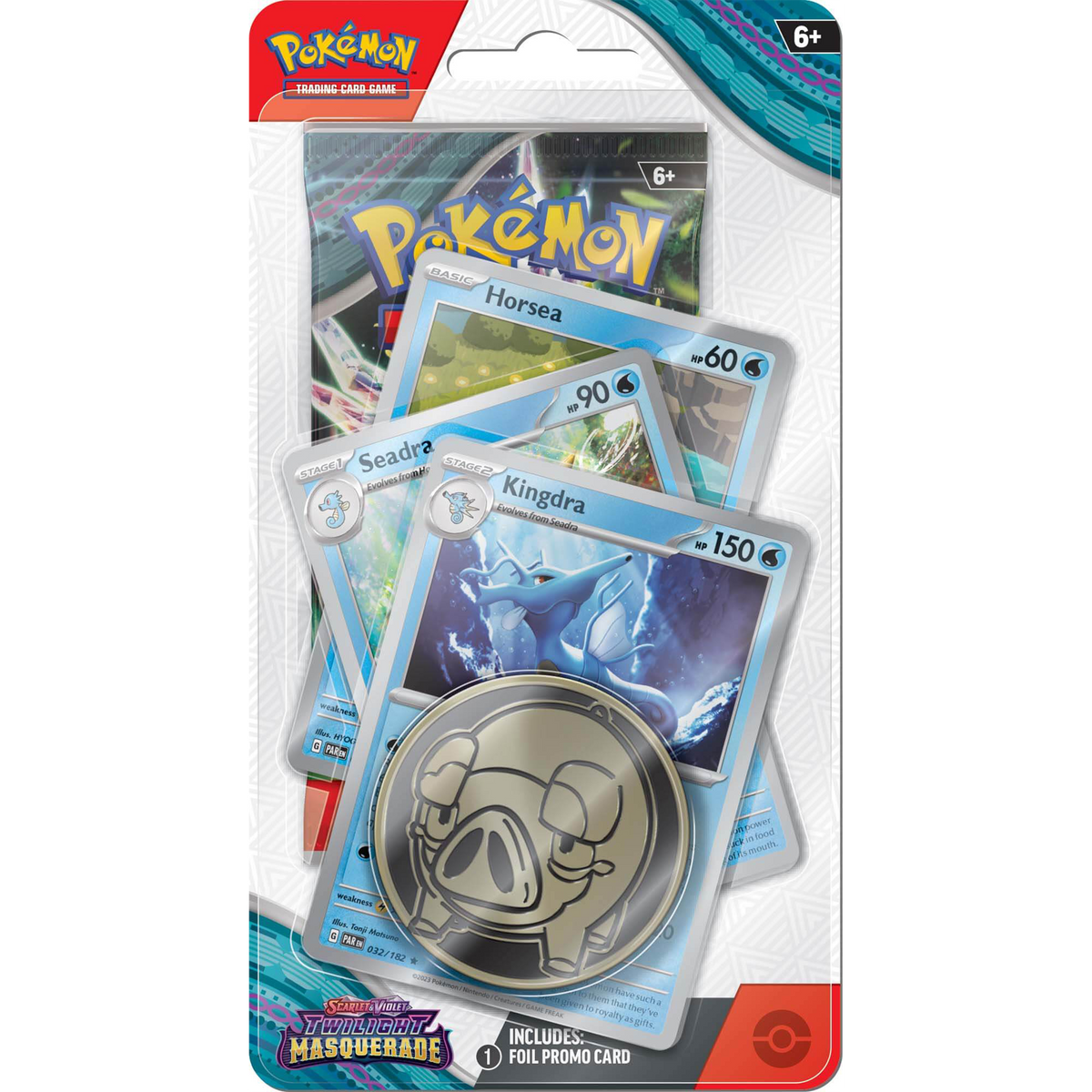 Pokemon TCG - Twilight Masquerade - Checklane Blister - Kingdra