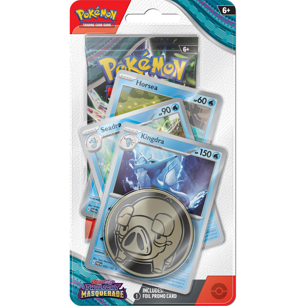 Pokemon TCG - Twilight Masquerade - Checklane Blister - Kingdra
