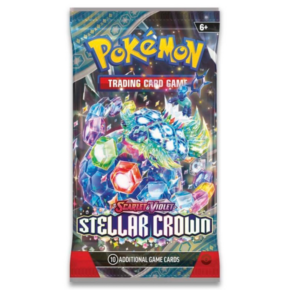 Pokemon TCG Stellar Crown - Booster Pack - Terapagos