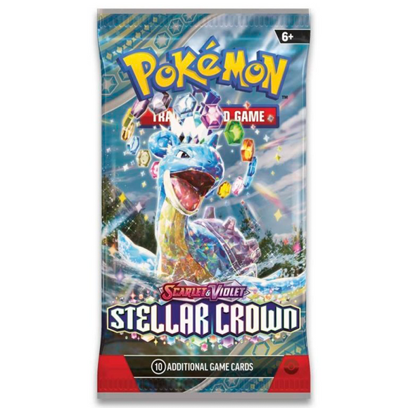 Pokemon TCG Stellar Crown - Booster Pack -  Lapras