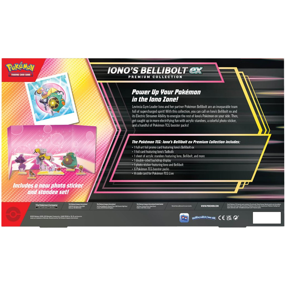 Pokemon TCG Iono's Bellibolt ex Premium Collection