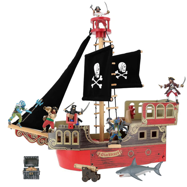 Papo Pirate Ship – 10 piece set