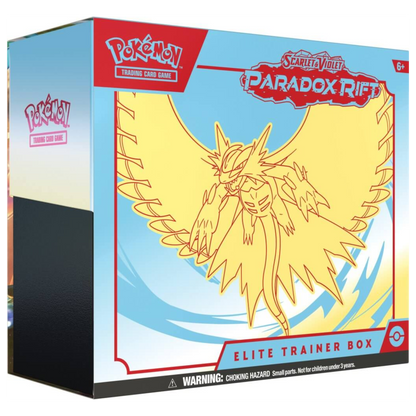 Pokemon TCG - Scarlet & Violet 4 Paradox Rift Elite Trainer Box - Roaring Moon