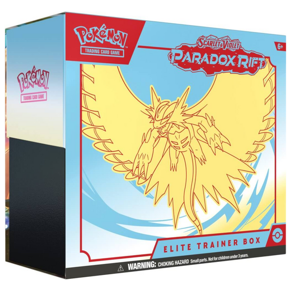 Pokemon TCG - Scarlet & Violet 4 Paradox Rift Elite Trainer Box - Roaring Moon