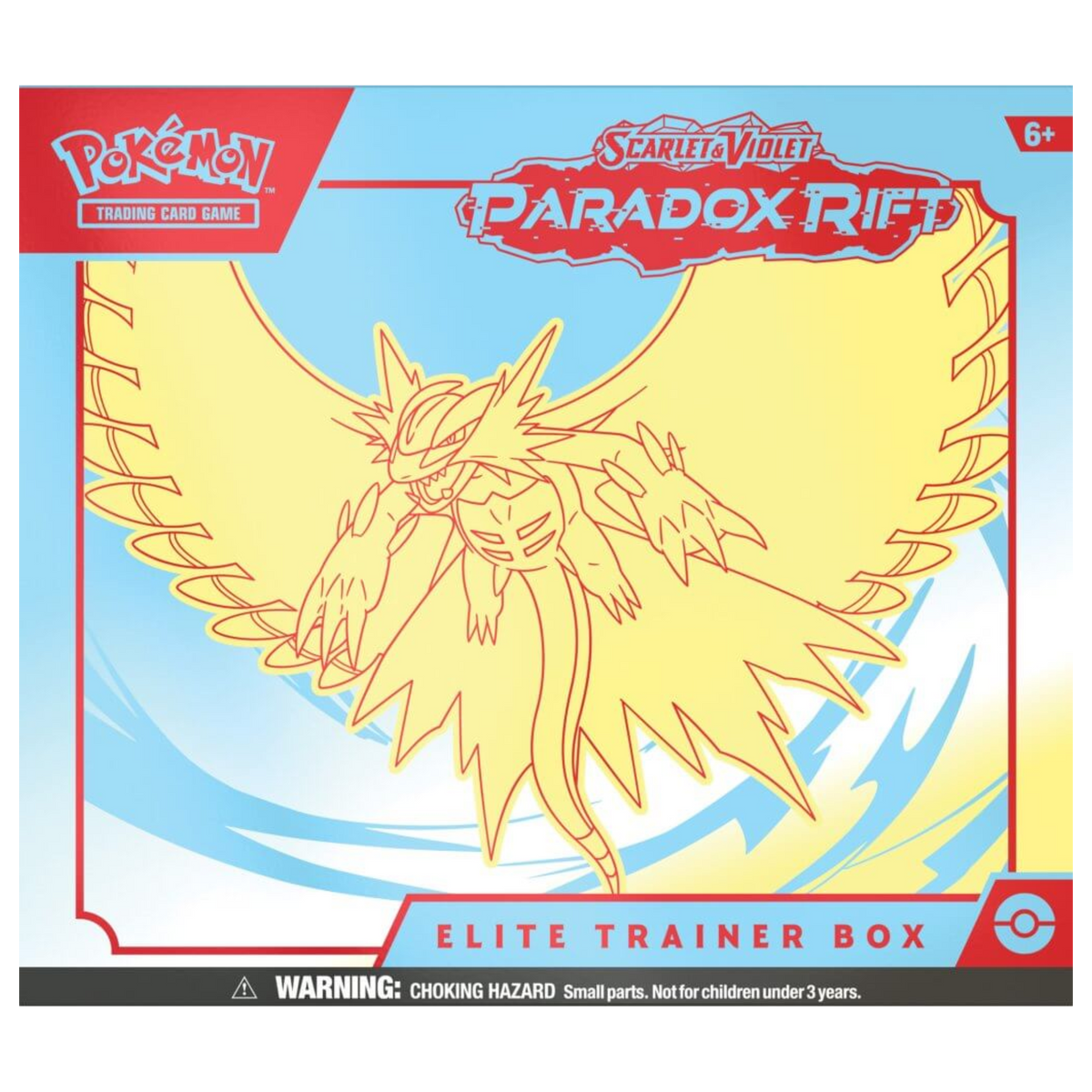 Pokemon TCG - Scarlet & Violet 4 Paradox Rift Elite Trainer Box - Roaring Moon