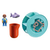 Playmobil 1.2.3. Aqua Water Wheel with Baby Shark
