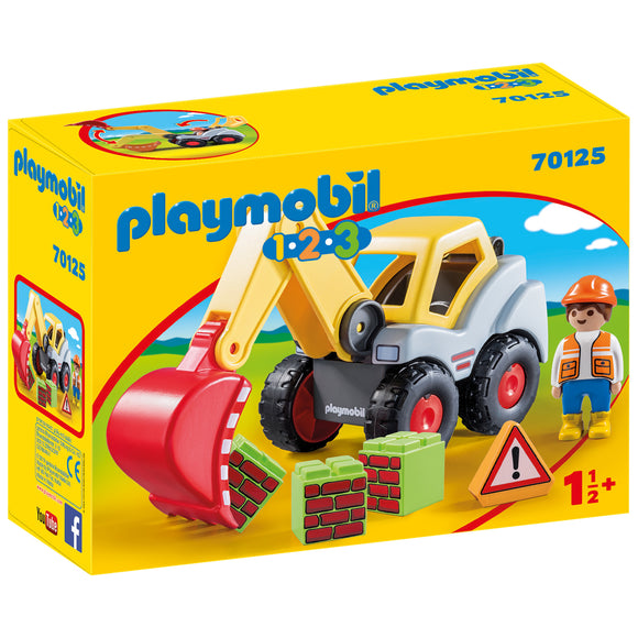 Playmobil 1.2.3. Shovel Excavator
